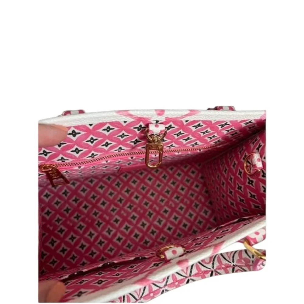 NEW Authentic Louis Vuitton Monogram Giant By The Pool 2.0 On The Go PM Pink Bag - Picture 10 of 13